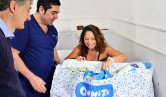 Barrera entreg dos kit Qunita en el Hospital Municipal